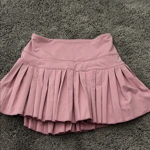 Gold Hinge Pleated Skirt